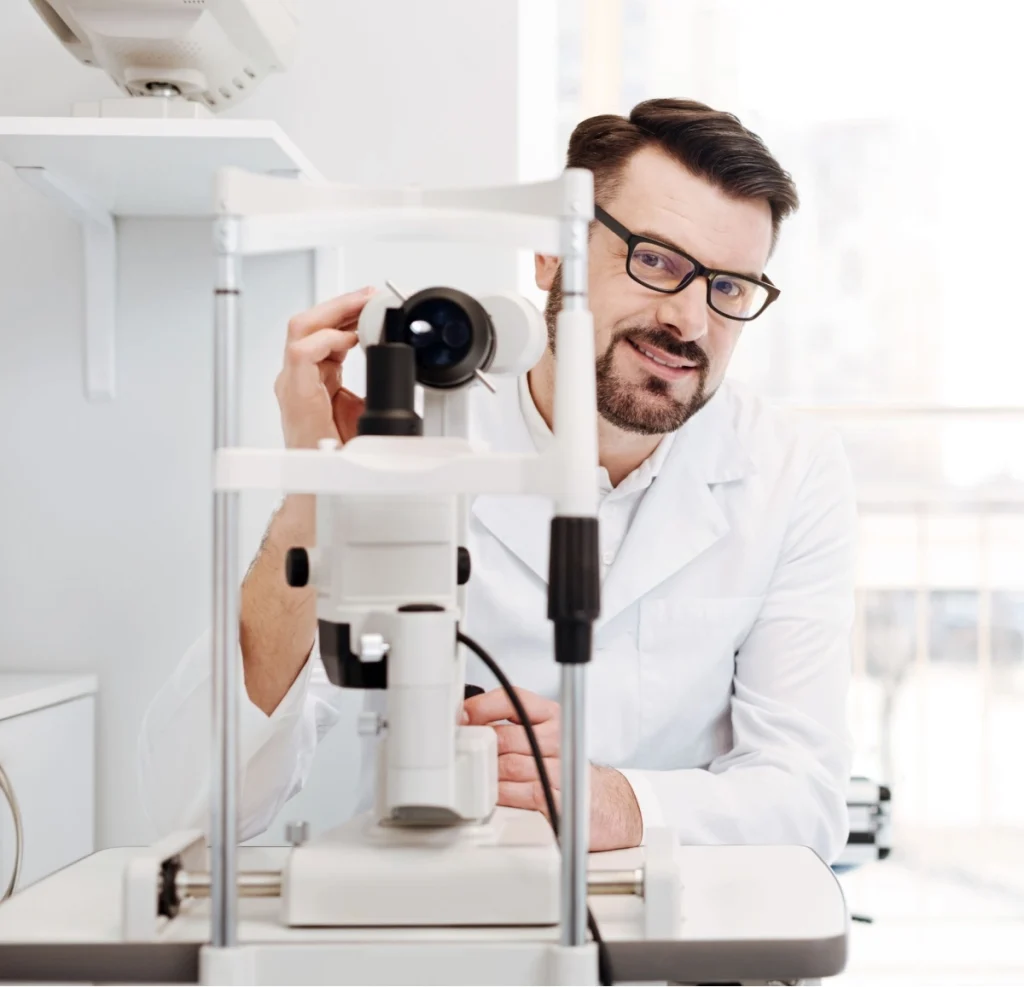 young medical professional during fellowship